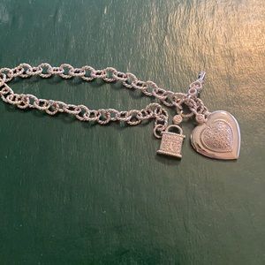 COPY - Diamond and sterling silver bracelet